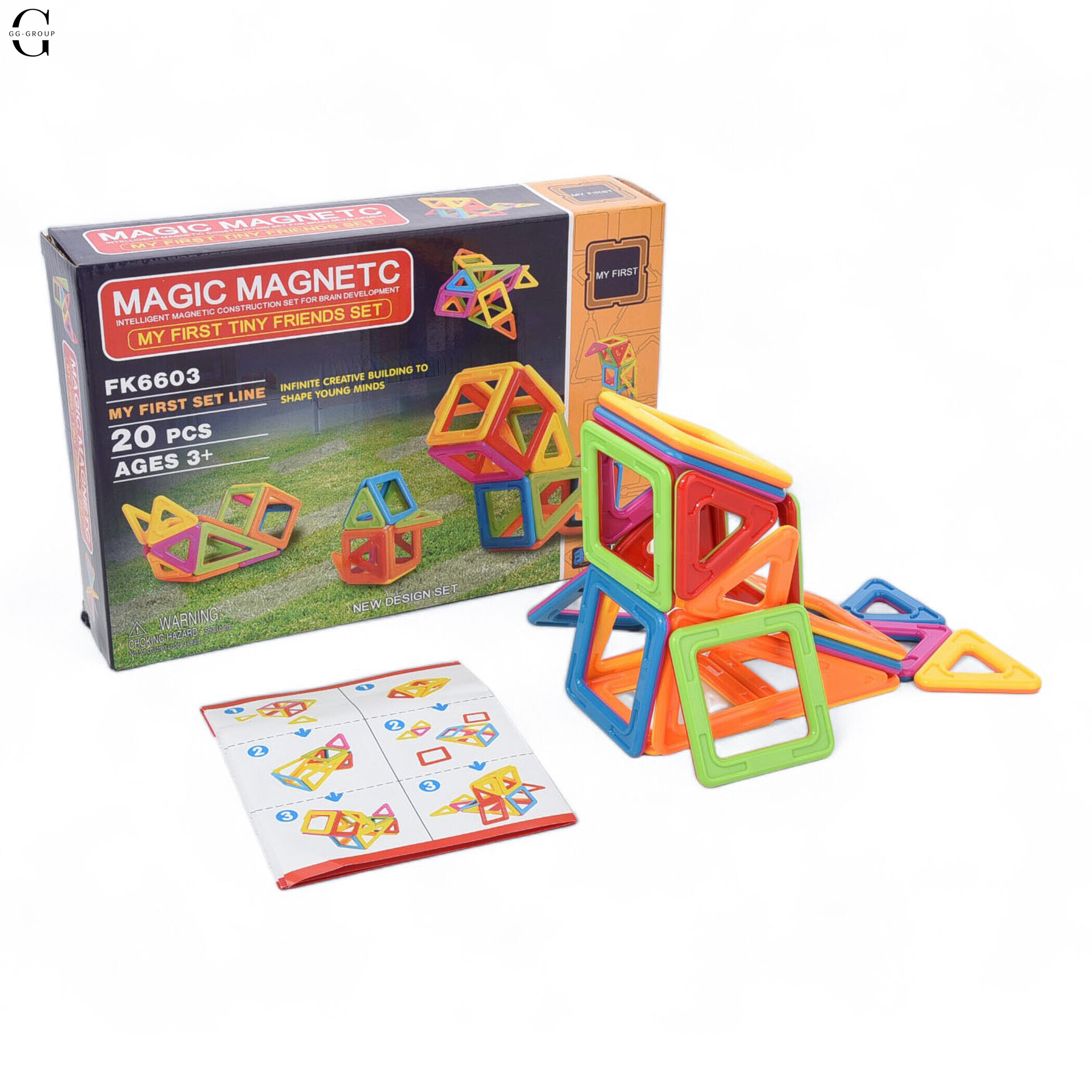 Магнитный конструктор Magnit/Magical/LIMO TOY 50 деталей